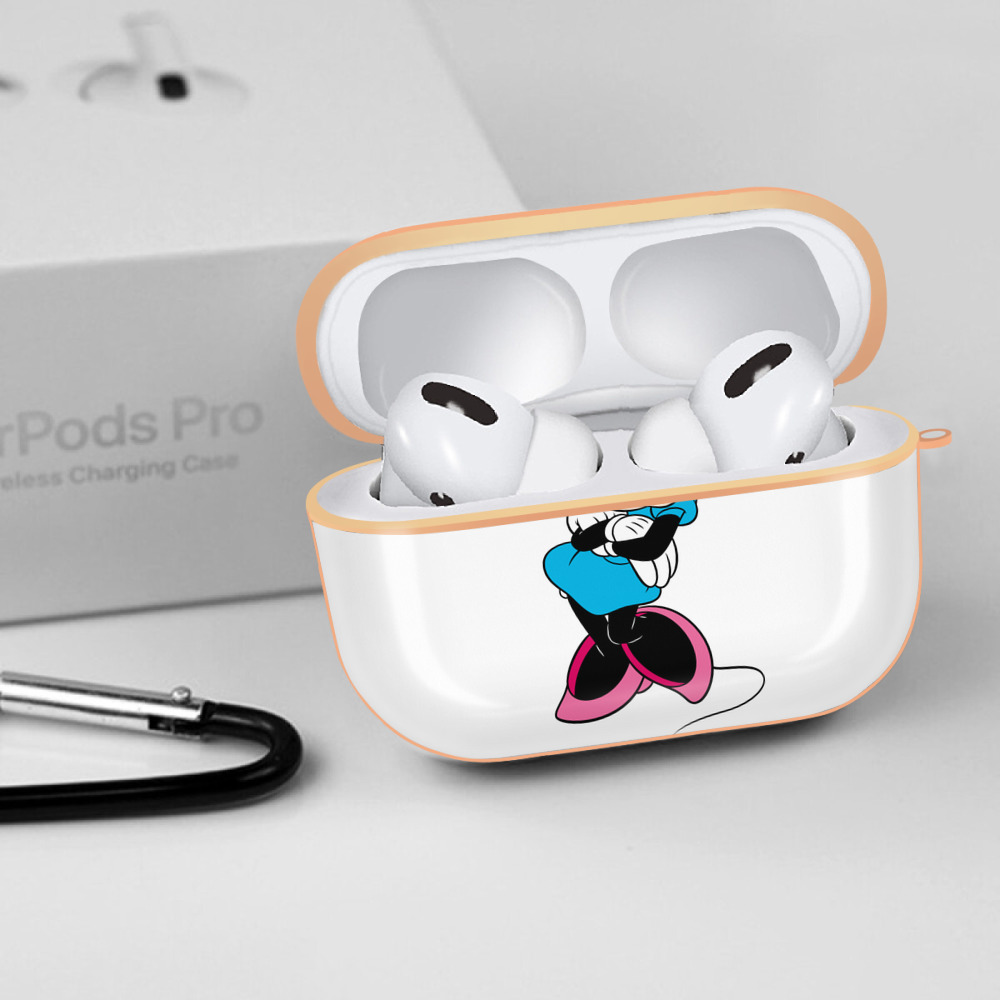 ミッキーマウス Mickey Mouse 【AirPods Pro用】ハードシェル保護ケース｜耐衝撃・防指紋・カラビナ付き商品仕様