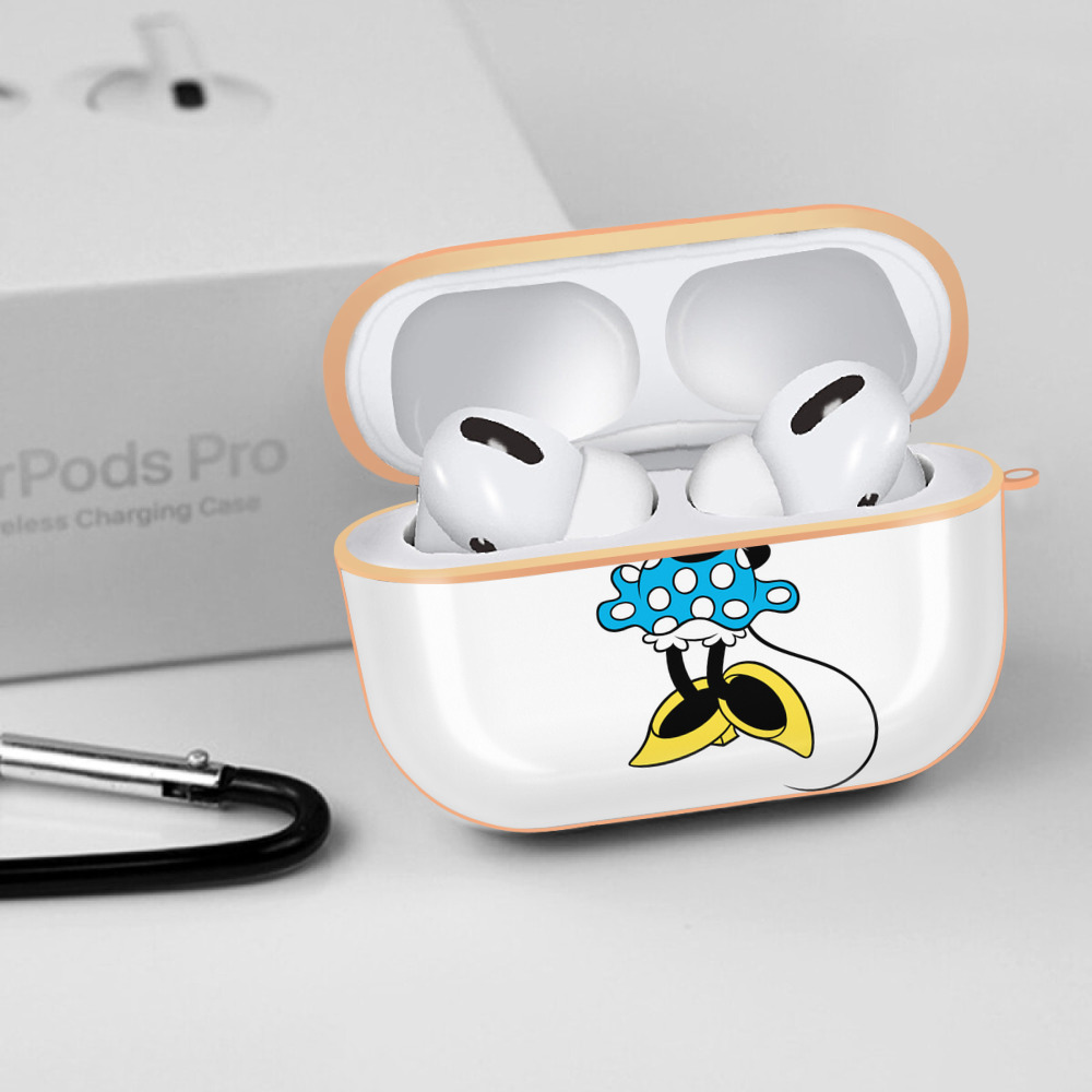 ミッキーマウス Mickey Mouse 【AirPods Pro用】ハードシェル保護ケース｜耐衝撃・防指紋・カラビナ付き商品仕様