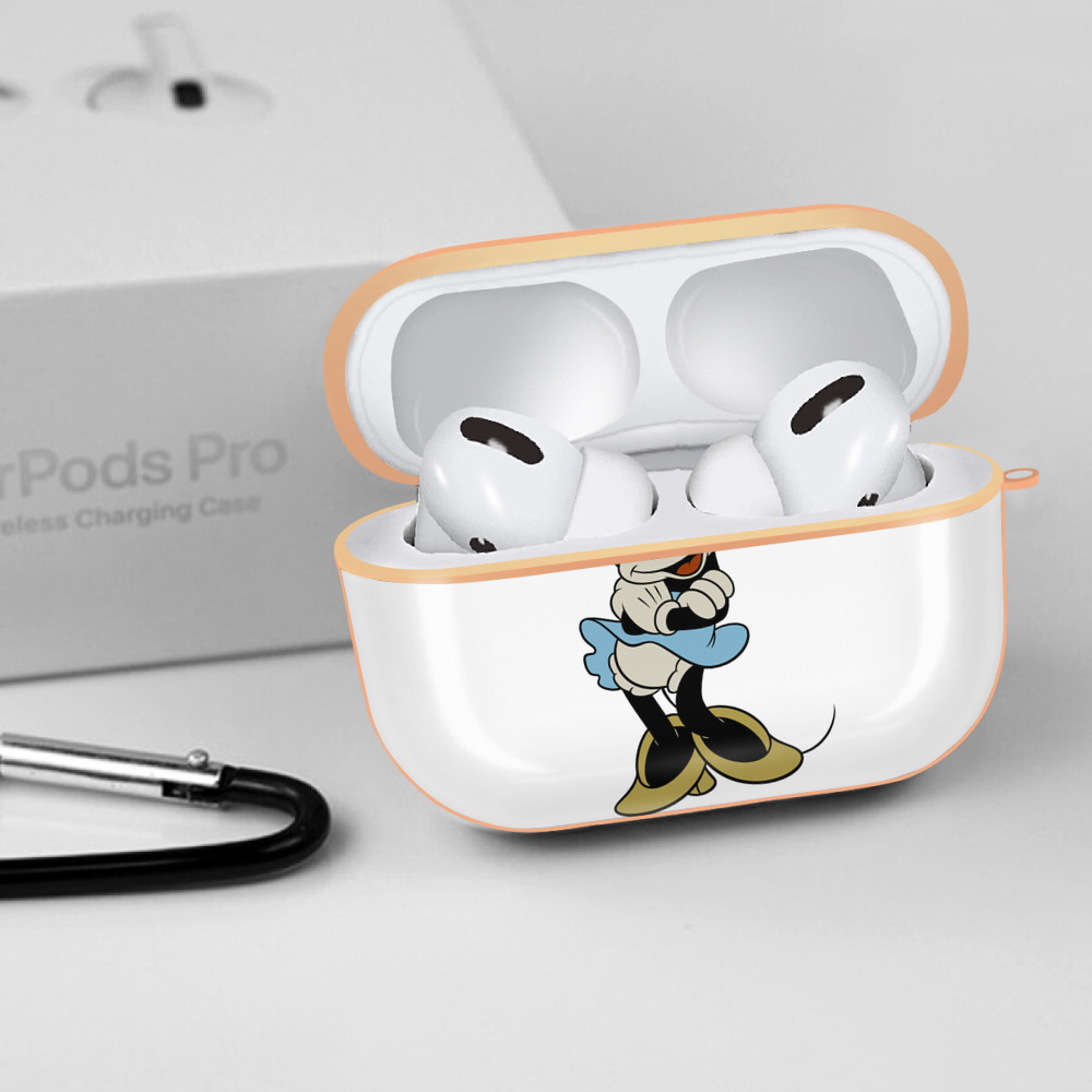 ミッキーマウス Mickey Mouse 【AirPods Pro用】ハードシェル保護ケース｜耐衝撃・防指紋・カラビナ付き商品仕様
