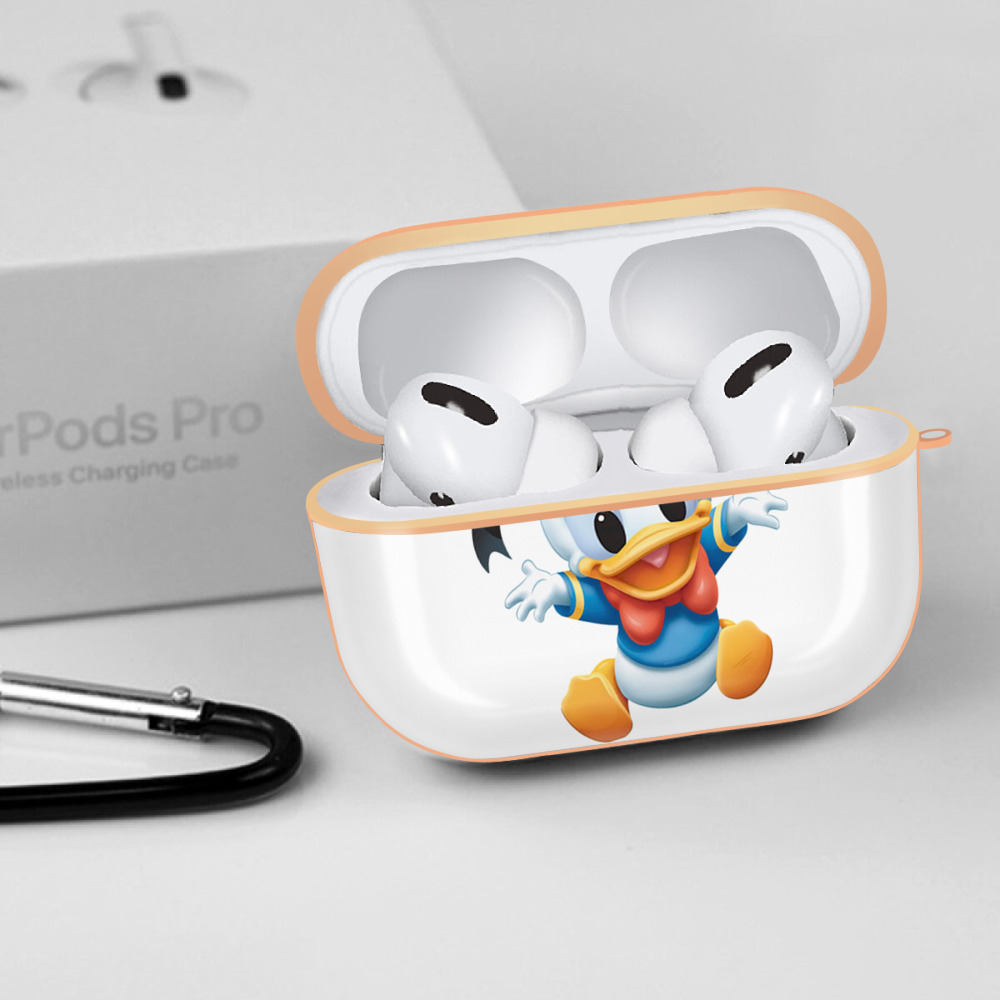 ミッキーマウス Mickey Mouse 【AirPods Pro用】ハードシェル保護ケース｜耐衝撃・防指紋・カラビナ付き商品仕様