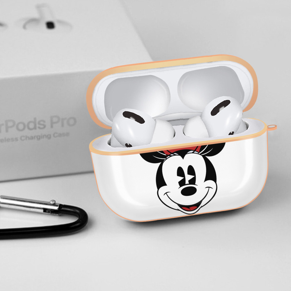 ミッキーマウス Mickey Mouse 【AirPods Pro用】ハードシェル保護ケース｜耐衝撃・防指紋・カラビナ付き商品仕様