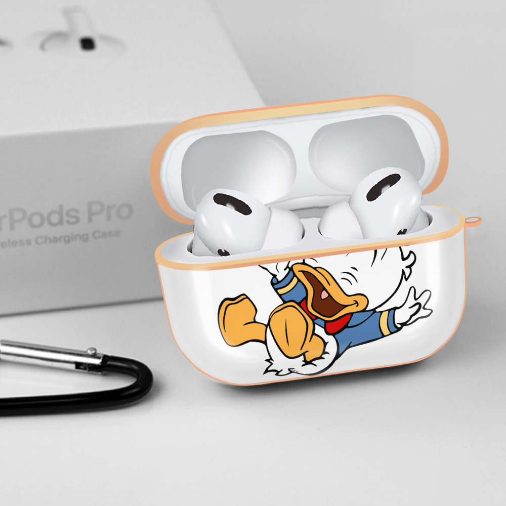 ミッキーマウス Mickey Mouse 【AirPods Pro用】ハードシェル保護ケース｜耐衝撃・防指紋・カラビナ付き商品仕様