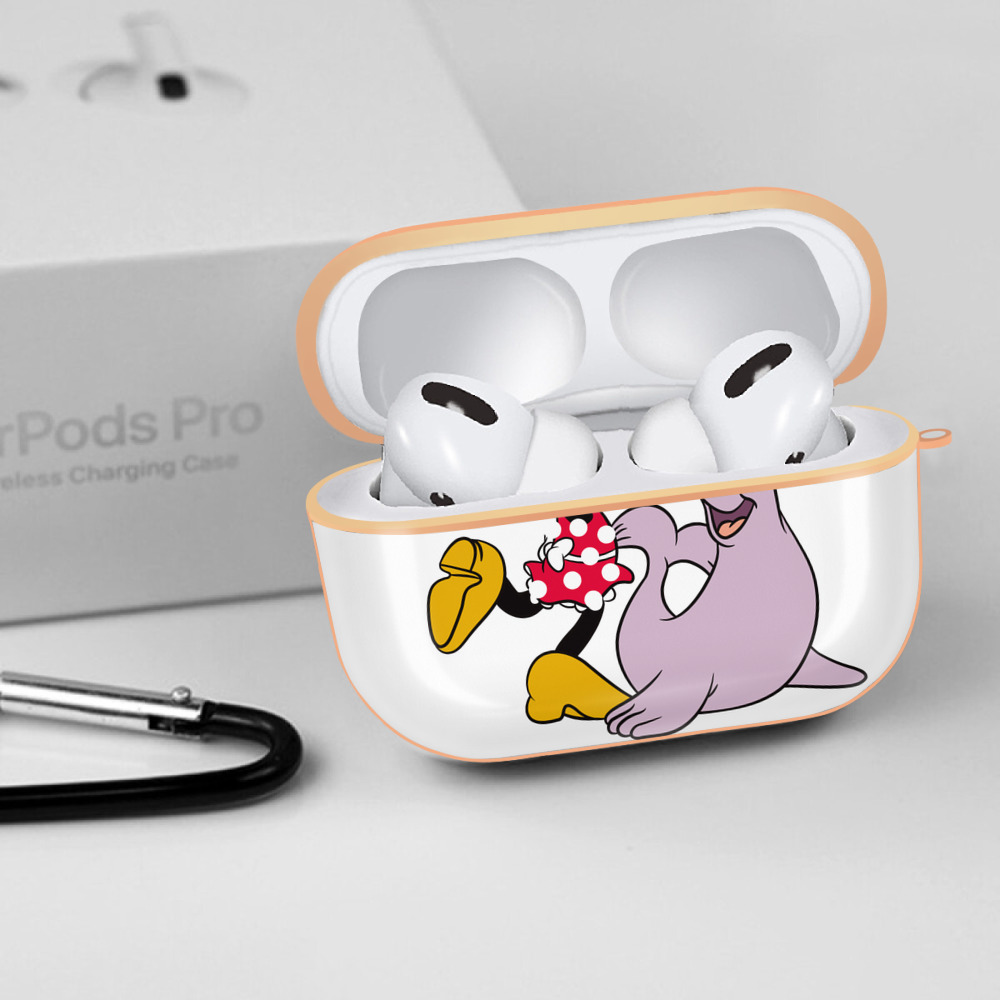 ミッキーマウス Mickey Mouse 【AirPods Pro用】ハードシェル保護ケース｜耐衝撃・防指紋・カラビナ付き商品仕様