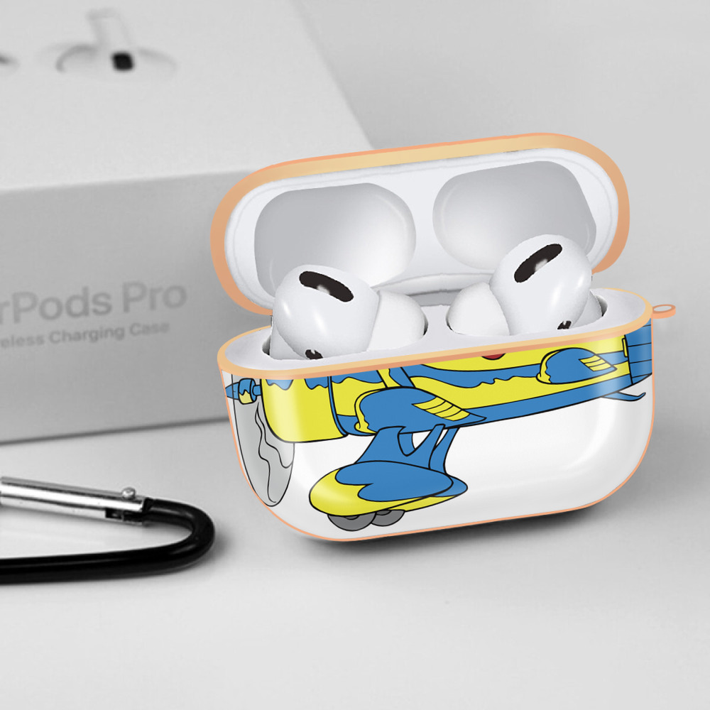 ミッキーマウス Mickey Mouse 【AirPods Pro用】ハードシェル保護ケース｜耐衝撃・防指紋・カラビナ付き商品仕様