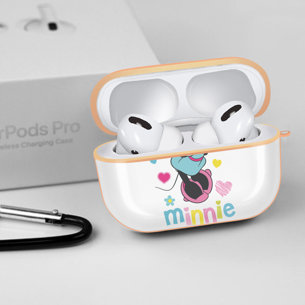 ミッキーマウス Mickey Mouse 【AirPods Pro用】ハードシェル保護ケース｜耐衝撃・防指紋・カラビナ付き商品仕様