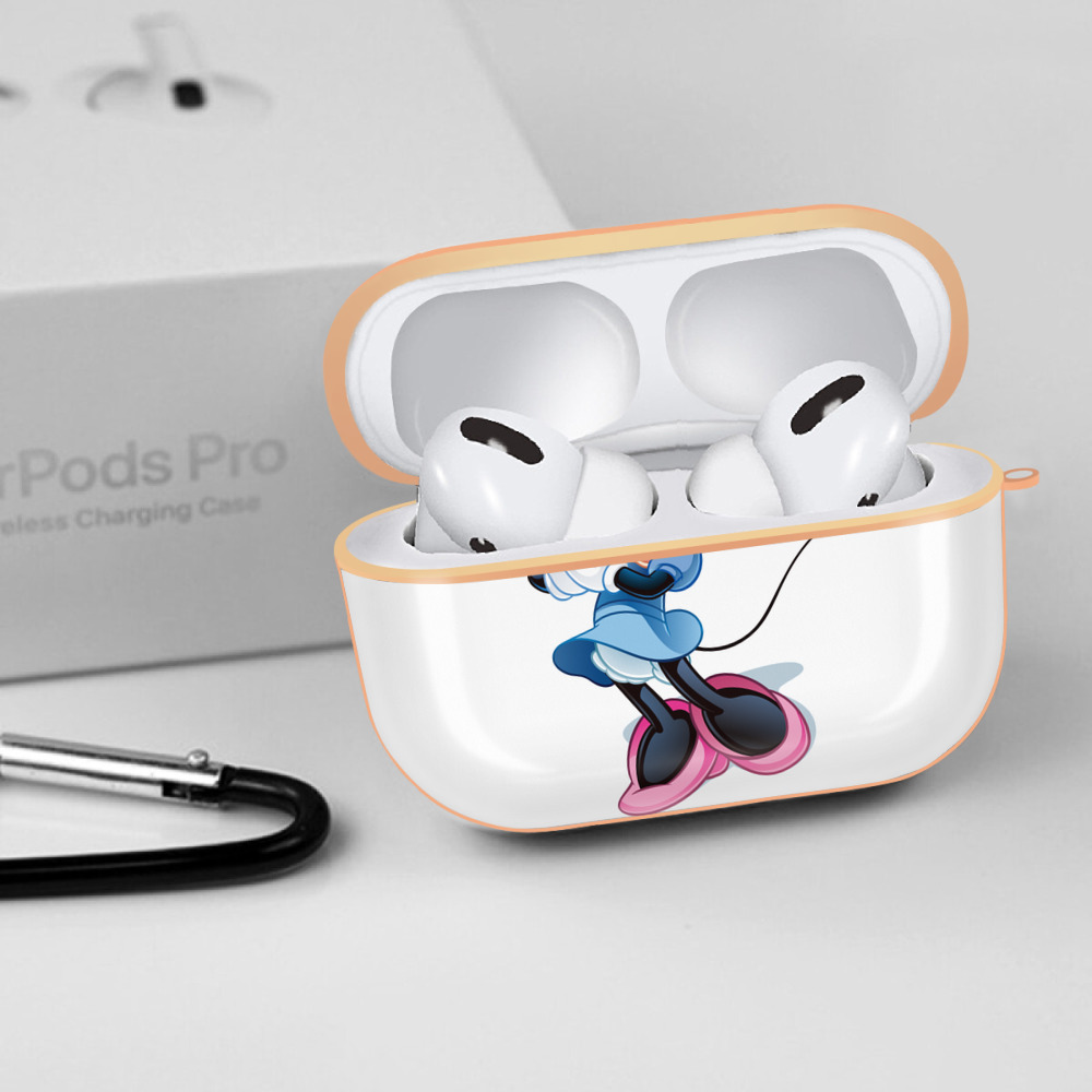 ミッキーマウス Mickey Mouse 【AirPods Pro用】ハードシェル保護ケース｜耐衝撃・防指紋・カラビナ付き商品仕様