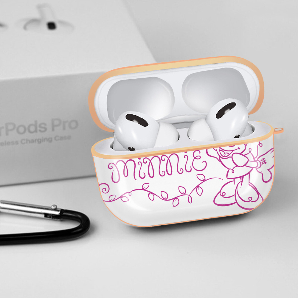 ミッキーマウス Mickey Mouse 【AirPods Pro用】ハードシェル保護ケース｜耐衝撃・防指紋・カラビナ付き商品仕様