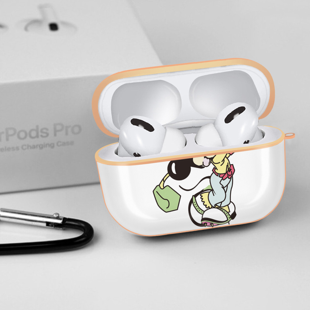 ミッキーマウス Mickey Mouse 【AirPods Pro用】ハードシェル保護ケース｜耐衝撃・防指紋・カラビナ付き商品仕様