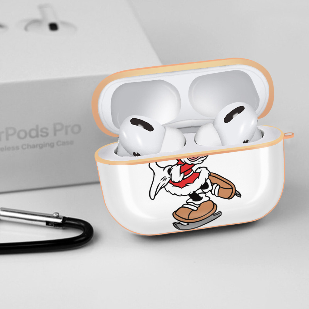 ミッキーマウス Mickey Mouse 【AirPods Pro用】ハードシェル保護ケース｜耐衝撃・防指紋・カラビナ付き商品仕様