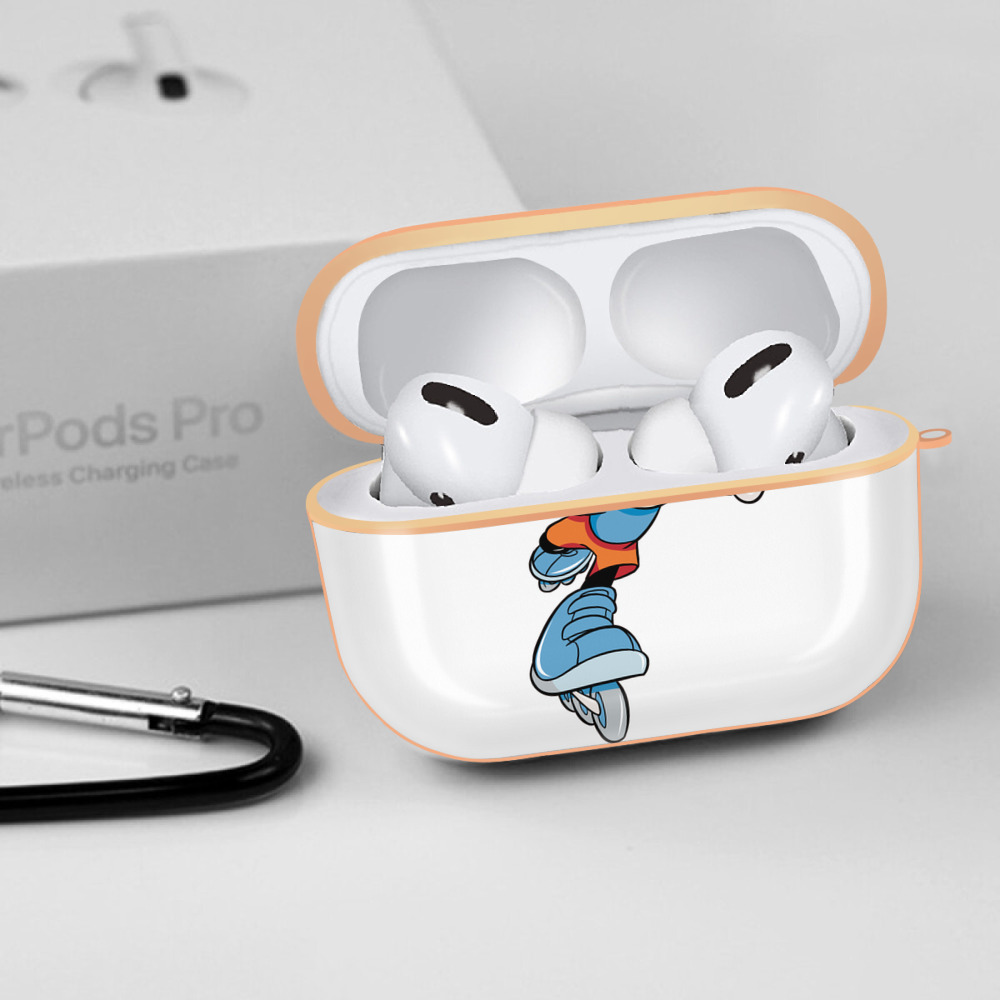 ミッキーマウス Mickey Mouse 【AirPods Pro用】ハードシェル保護ケース｜耐衝撃・防指紋・カラビナ付き商品仕様
