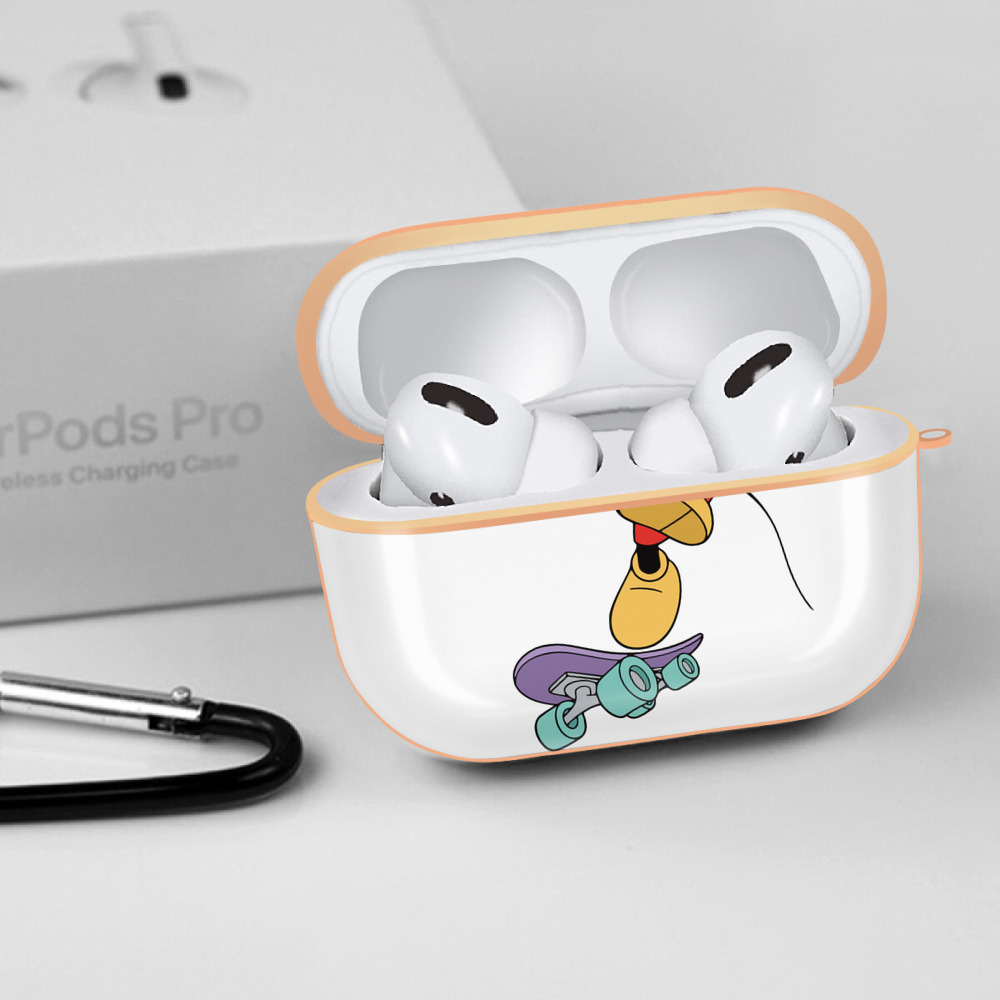 ミッキーマウス Mickey Mouse 【AirPods Pro用】ハードシェル保護ケース｜耐衝撃・防指紋・カラビナ付き商品仕様