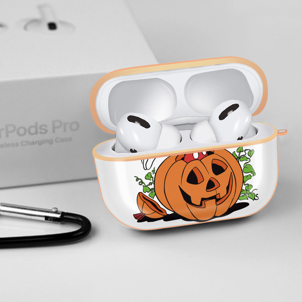 ミッキーマウス Mickey Mouse 【AirPods Pro用】ハードシェル保護ケース｜耐衝撃・防指紋・カラビナ付き商品仕様