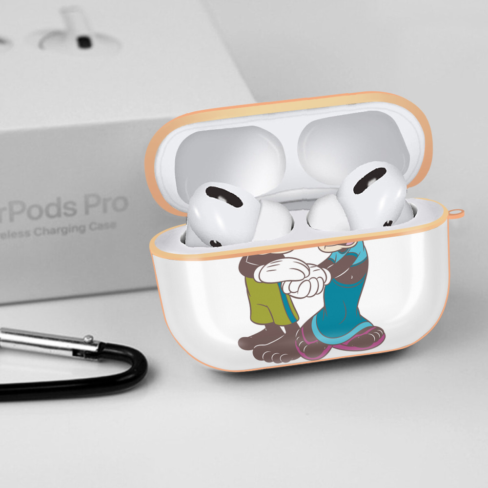 ミッキーマウス Mickey Mouse 【AirPods Pro用】ハードシェル保護ケース｜耐衝撃・防指紋・カラビナ付き商品仕様