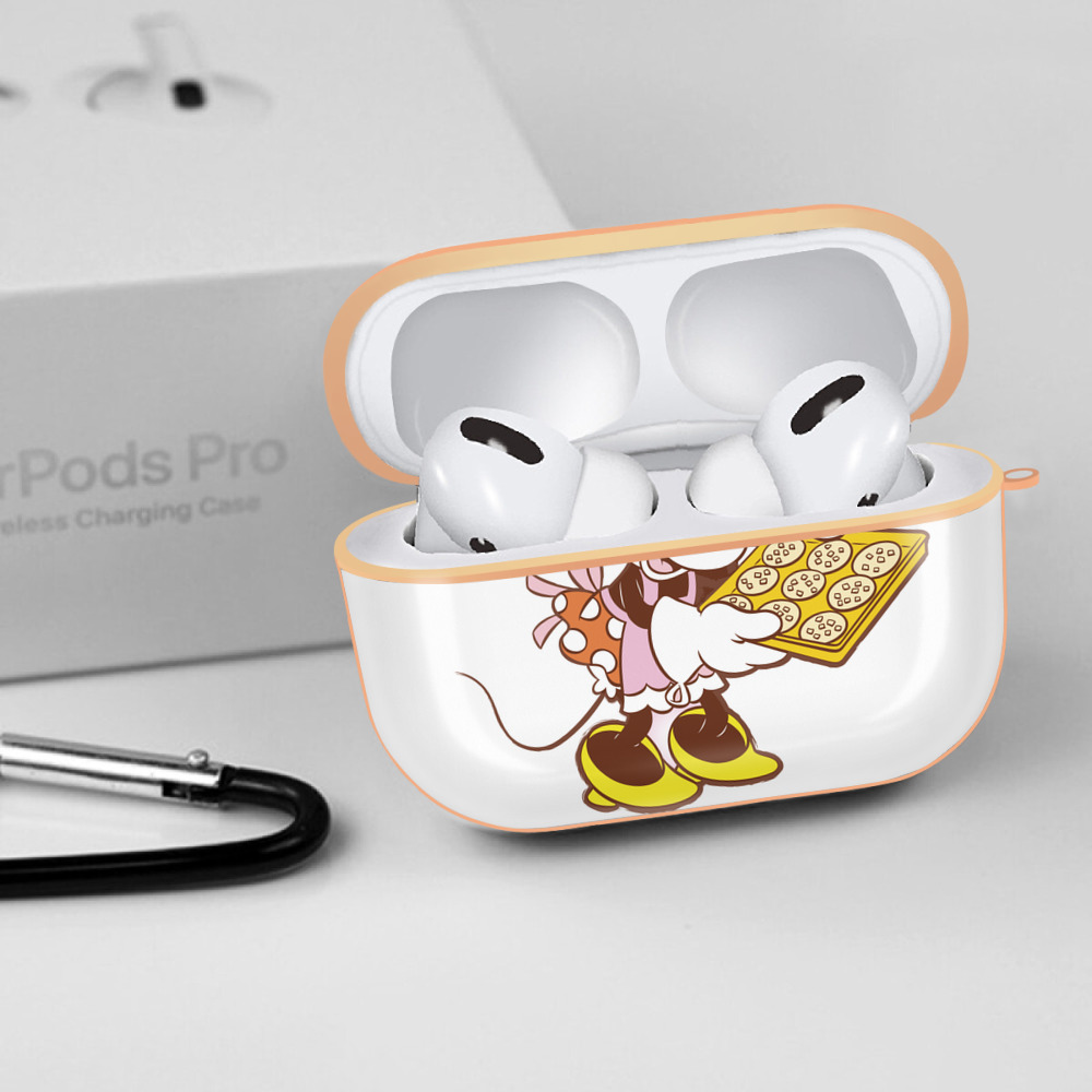 ミッキーマウス Mickey Mouse 【AirPods Pro用】ハードシェル保護ケース｜耐衝撃・防指紋・カラビナ付き商品仕様