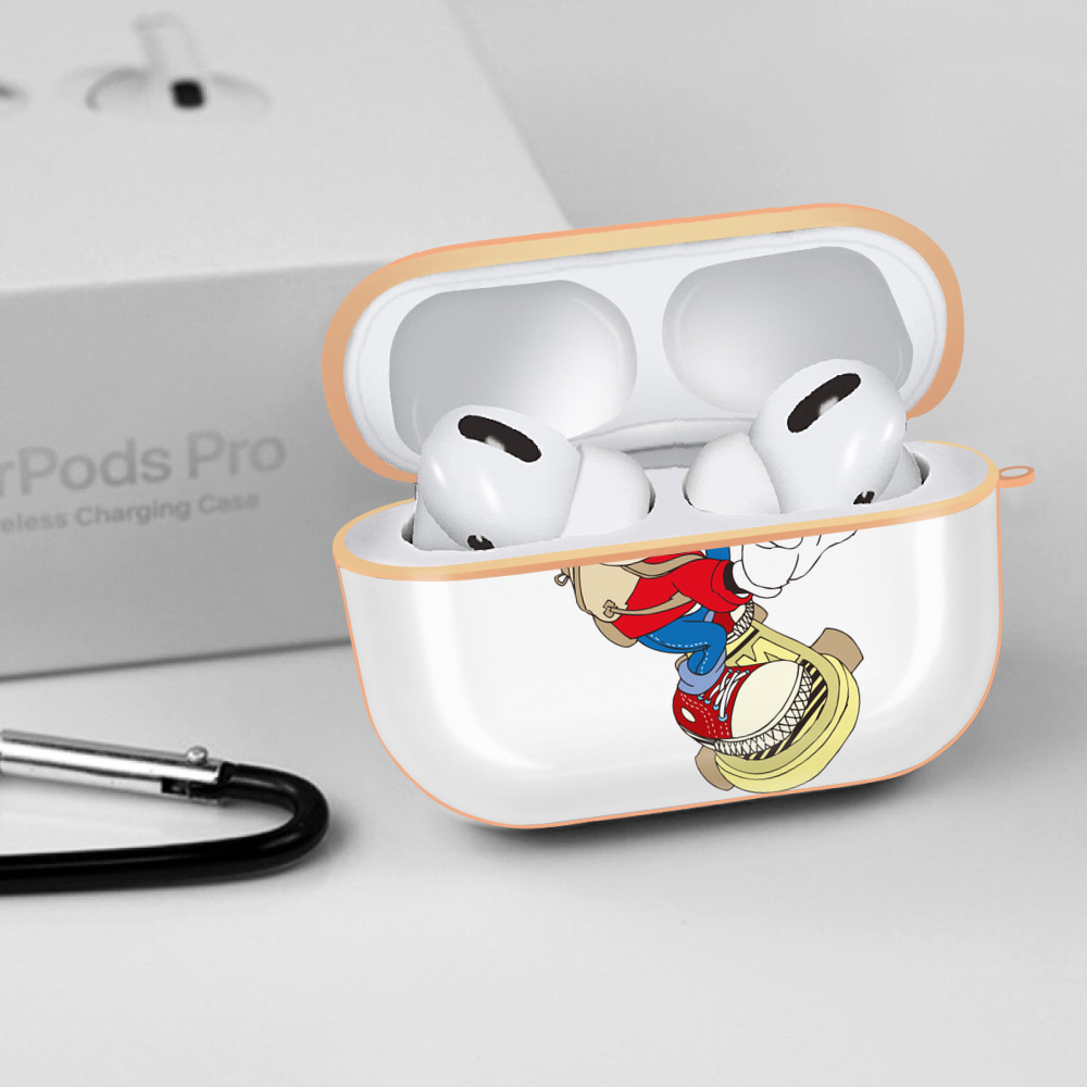 ミッキーマウス Mickey Mouse 【AirPods Pro用】ハードシェル保護ケース｜耐衝撃・防指紋・カラビナ付き商品仕様