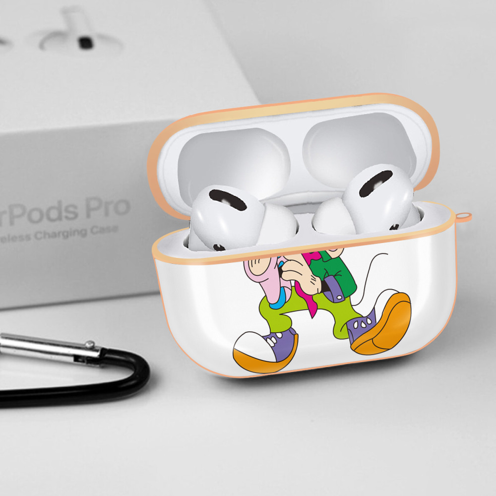 ミッキーマウス Mickey Mouse 【AirPods Pro用】ハードシェル保護ケース｜耐衝撃・防指紋・カラビナ付き商品仕様