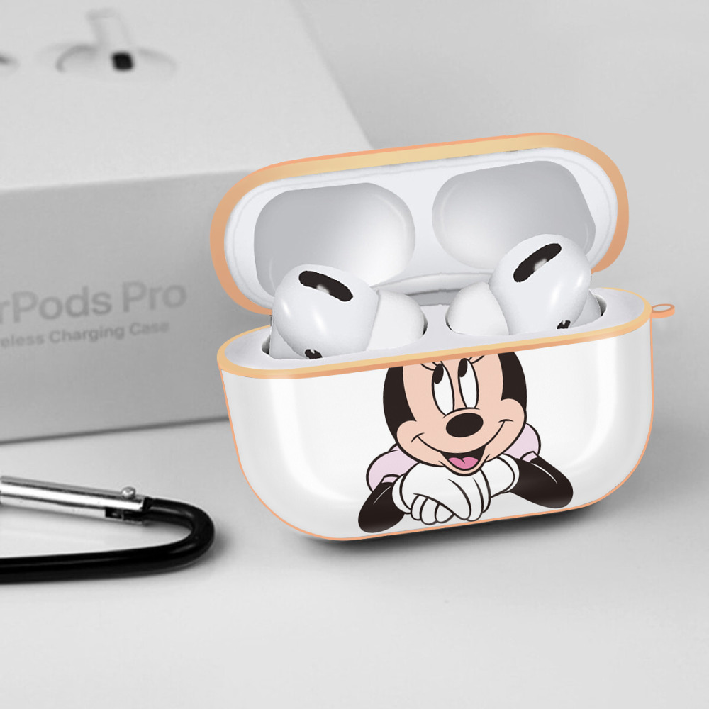 ミッキーマウス Mickey Mouse 【AirPods Pro用】ハードシェル保護ケース｜耐衝撃・防指紋・カラビナ付き商品仕様