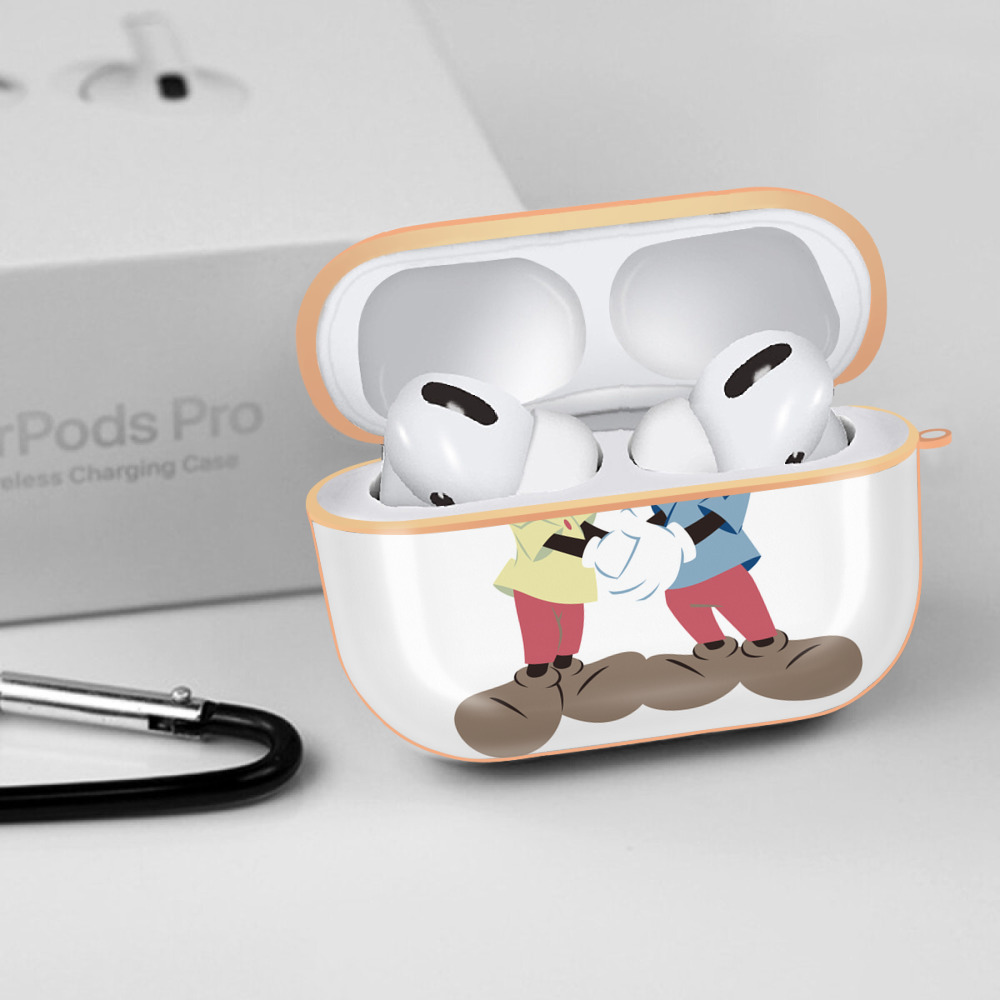 ミッキーマウス Mickey Mouse 【AirPods Pro用】ハードシェル保護ケース｜耐衝撃・防指紋・カラビナ付き商品仕様