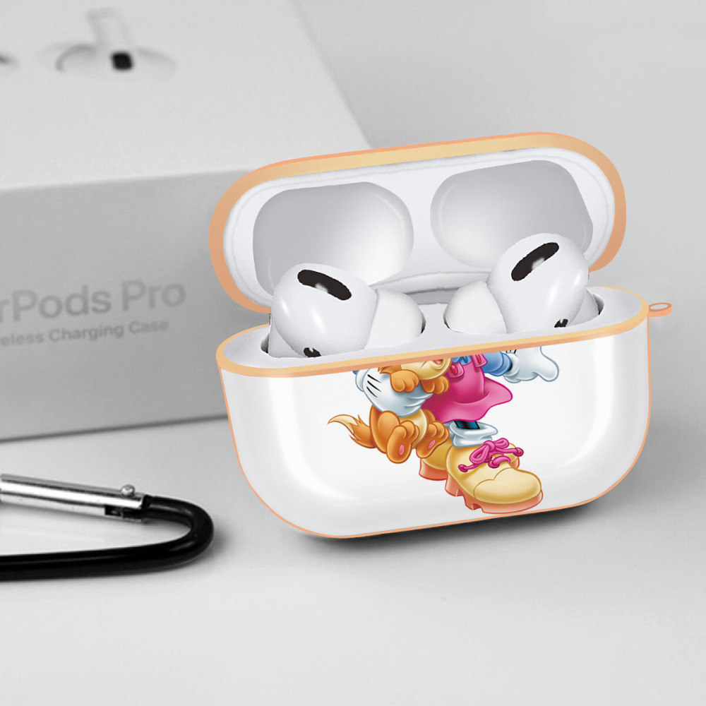 ミッキーマウス Mickey Mouse 【AirPods Pro用】ハードシェル保護ケース｜耐衝撃・防指紋・カラビナ付き商品仕様