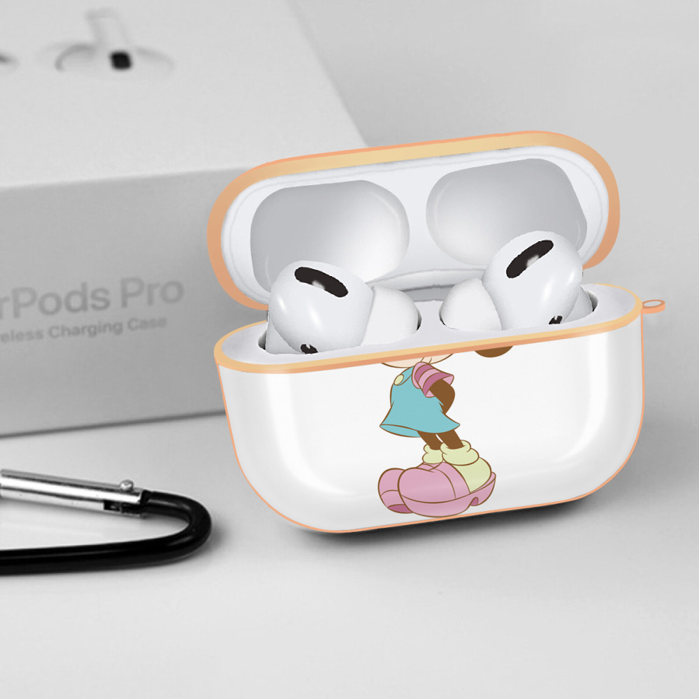 ミッキーマウス Mickey Mouse 【AirPods Pro用】ハードシェル保護ケース｜耐衝撃・防指紋・カラビナ付き商品仕様