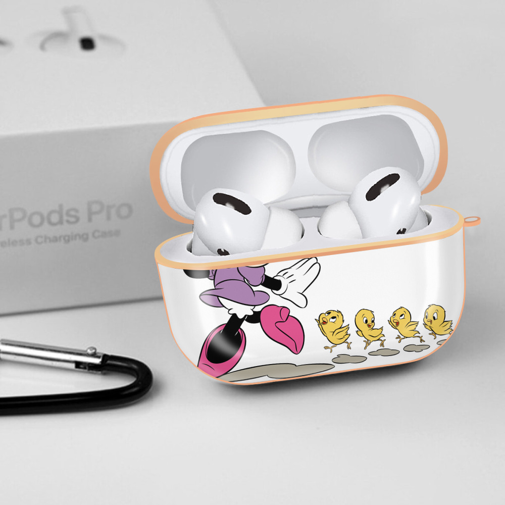 ミッキーマウス Mickey Mouse 【AirPods Pro用】ハードシェル保護ケース｜耐衝撃・防指紋・カラビナ付き商品仕様