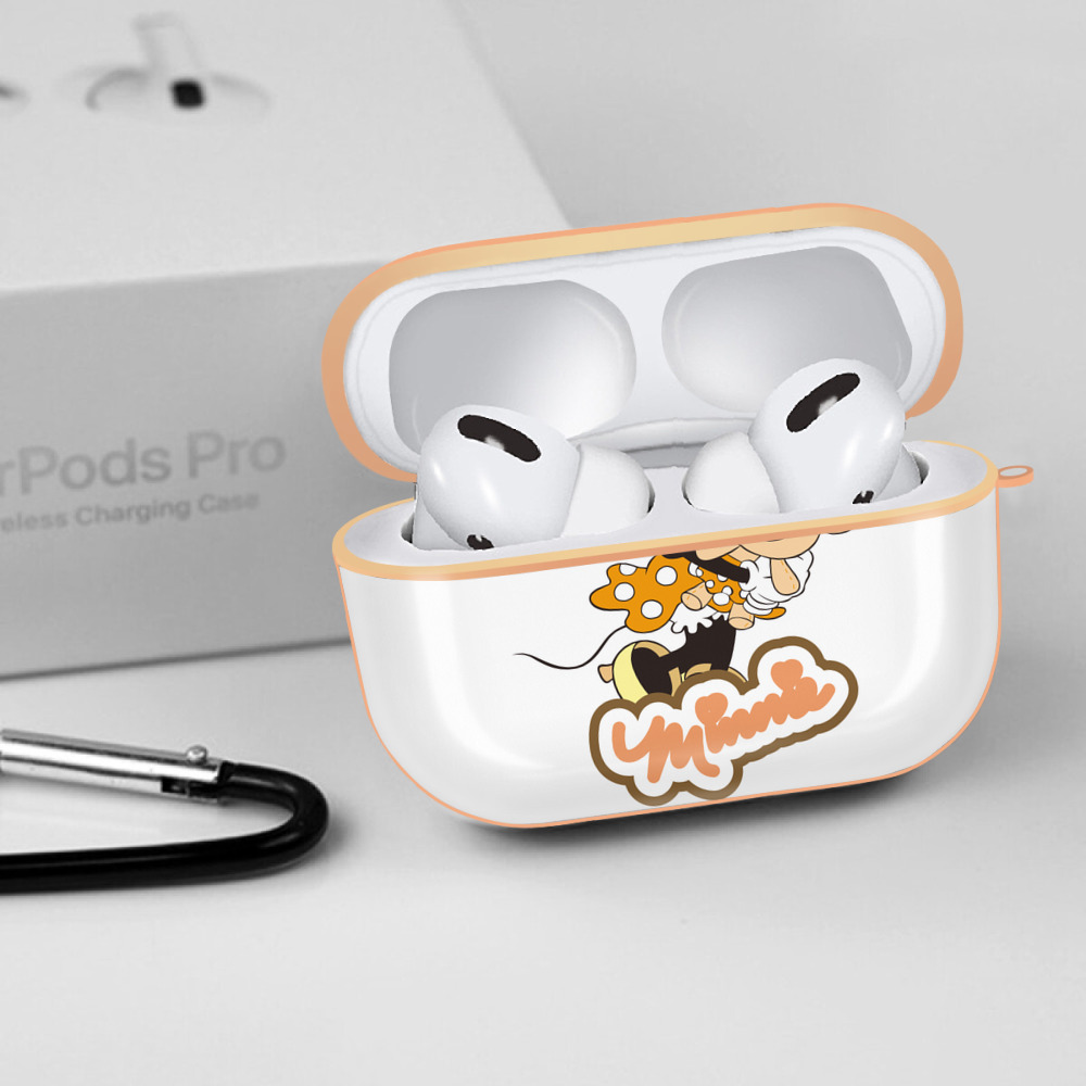 ミッキーマウス Mickey Mouse 【AirPods Pro用】ハードシェル保護ケース｜耐衝撃・防指紋・カラビナ付き商品仕様