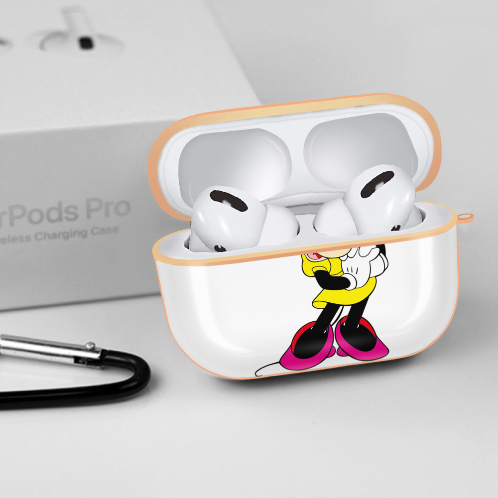 ミッキーマウス Mickey Mouse 【AirPods Pro用】ハードシェル保護ケース｜耐衝撃・防指紋・カラビナ付き商品仕様
