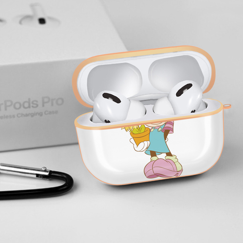 ミッキーマウス Mickey Mouse 【AirPods Pro用】ハードシェル保護ケース｜耐衝撃・防指紋・カラビナ付き商品仕様