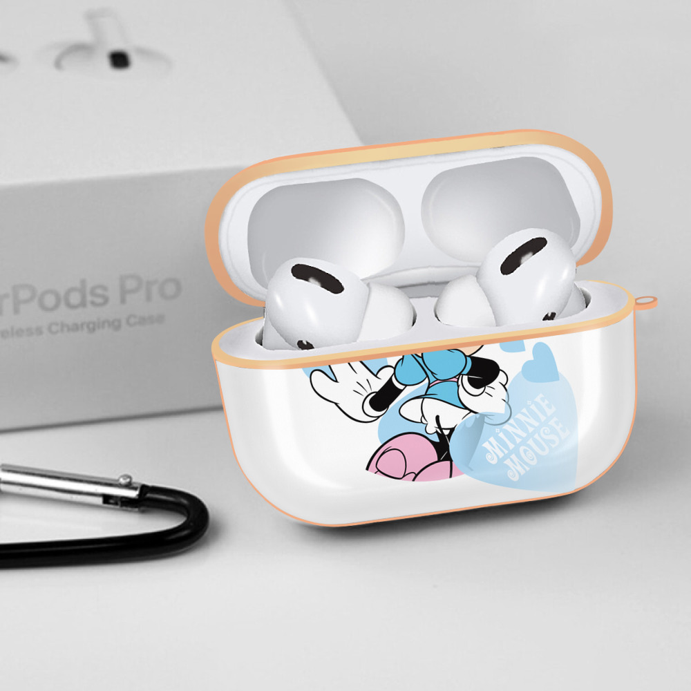 ミッキーマウス Mickey Mouse 【AirPods Pro用】ハードシェル保護ケース｜耐衝撃・防指紋・カラビナ付き商品仕様
