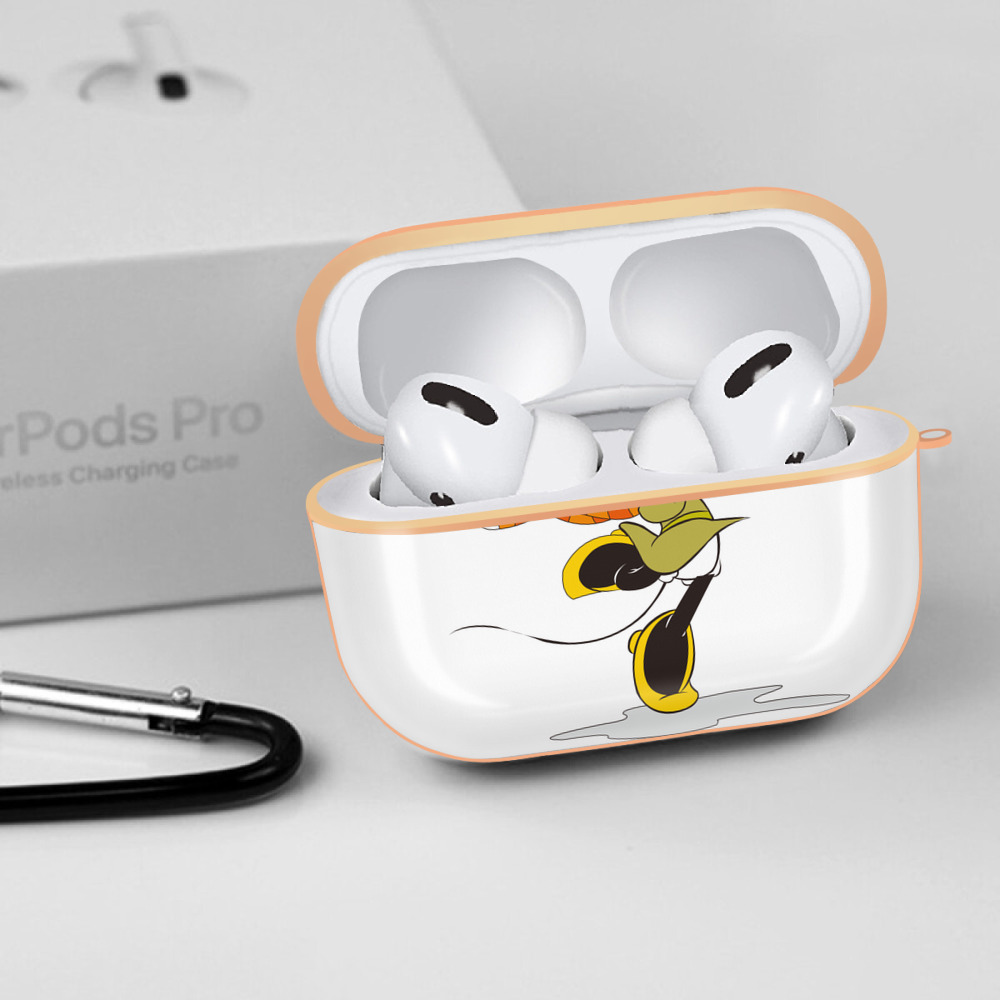 ミッキーマウス Mickey Mouse 【AirPods Pro用】ハードシェル保護ケース｜耐衝撃・防指紋・カラビナ付き商品仕様