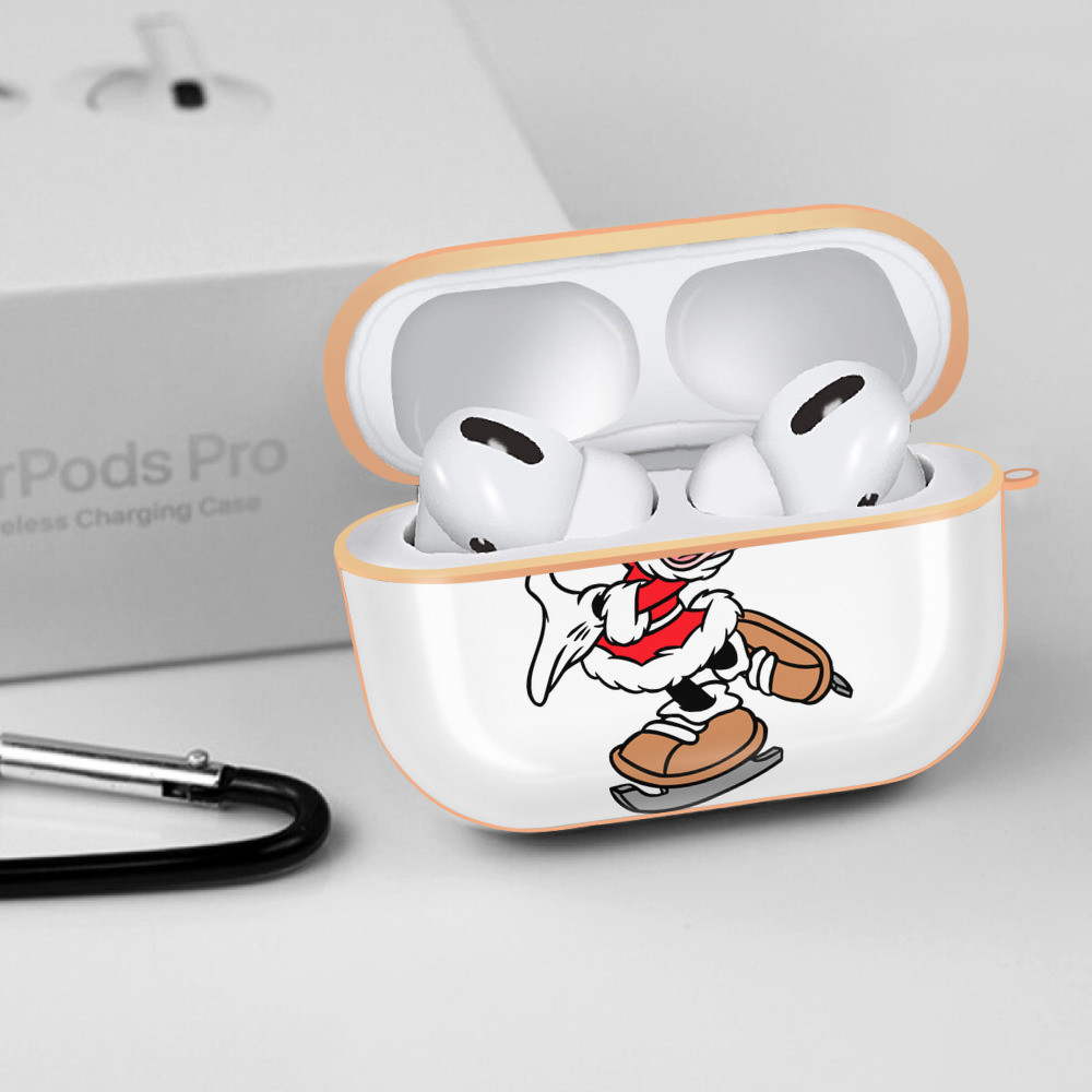 ミッキーマウス Mickey Mouse 【AirPods Pro用】ハードシェル保護ケース｜耐衝撃・防指紋・カラビナ付き商品仕様