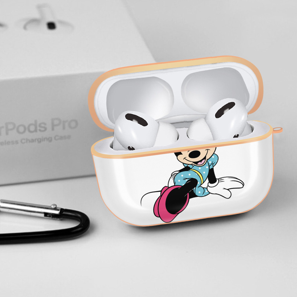 ミッキーマウス Mickey Mouse 【AirPods Pro用】ハードシェル保護ケース｜耐衝撃・防指紋・カラビナ付き商品仕様