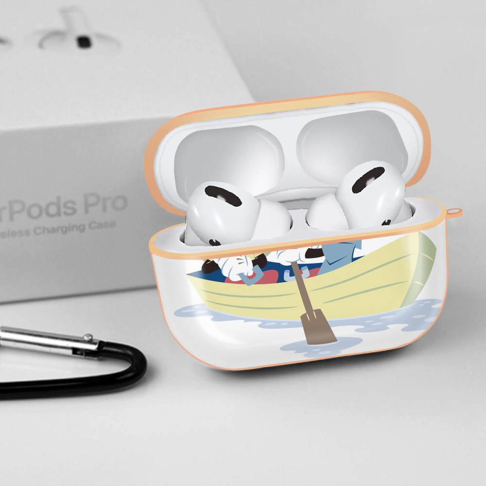 ミッキーマウス Mickey Mouse 【AirPods Pro用】ハードシェル保護ケース｜耐衝撃・防指紋・カラビナ付き商品仕様