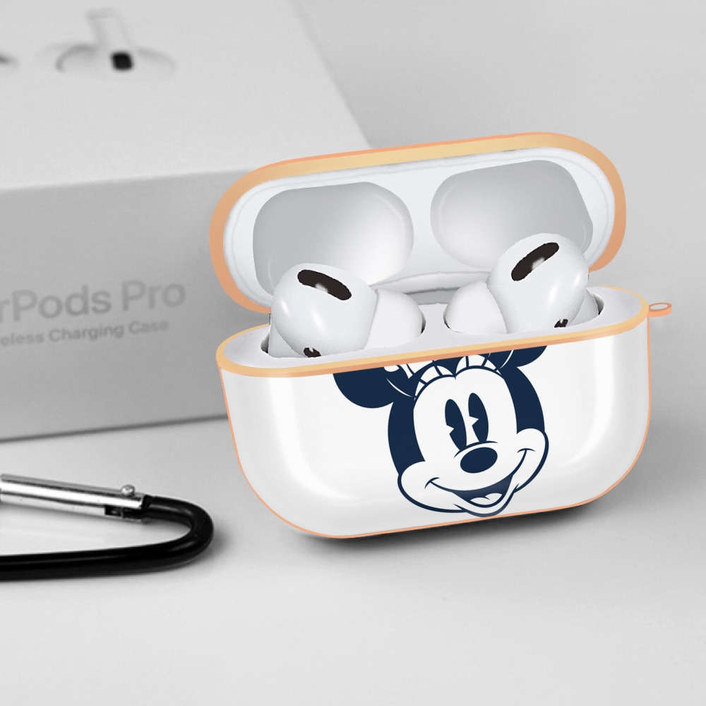 ミッキーマウス Mickey Mouse 【AirPods Pro用】ハードシェル保護ケース｜耐衝撃・防指紋・カラビナ付き商品仕様