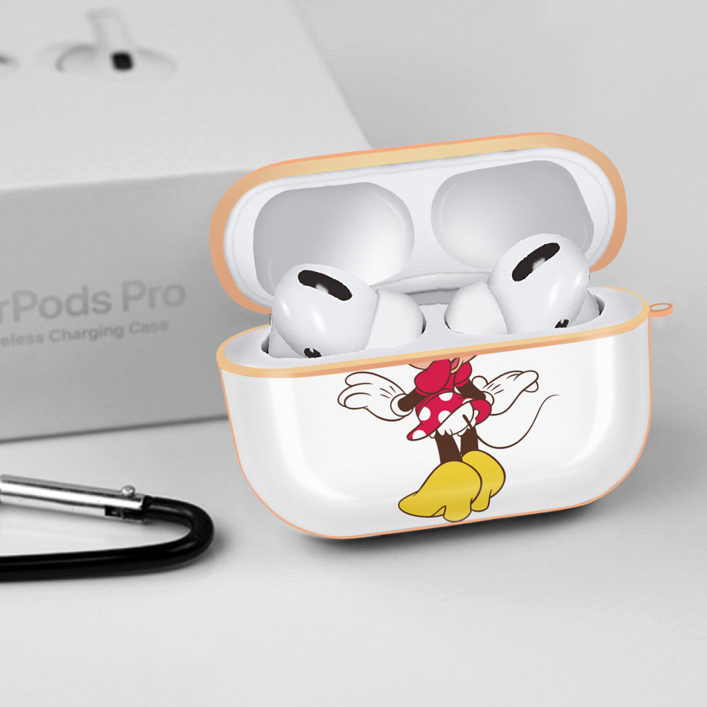 ミッキーマウス Mickey Mouse 【AirPods Pro用】ハードシェル保護ケース｜耐衝撃・防指紋・カラビナ付き商品仕様