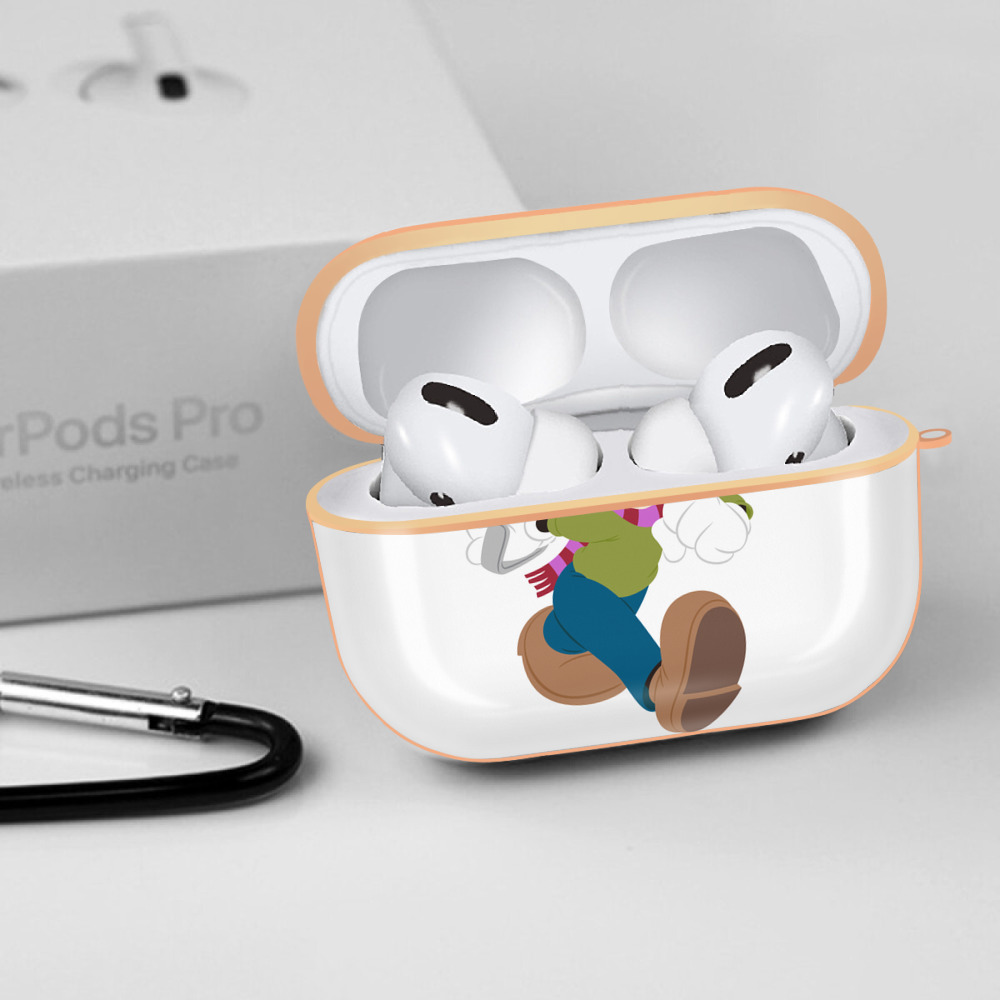 ミッキーマウス Mickey Mouse 【AirPods Pro用】ハードシェル保護ケース｜耐衝撃・防指紋・カラビナ付き商品仕様