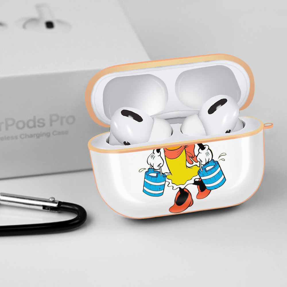 ミッキーマウス Mickey Mouse 【AirPods Pro用】ハードシェル保護ケース｜耐衝撃・防指紋・カラビナ付き商品仕様
