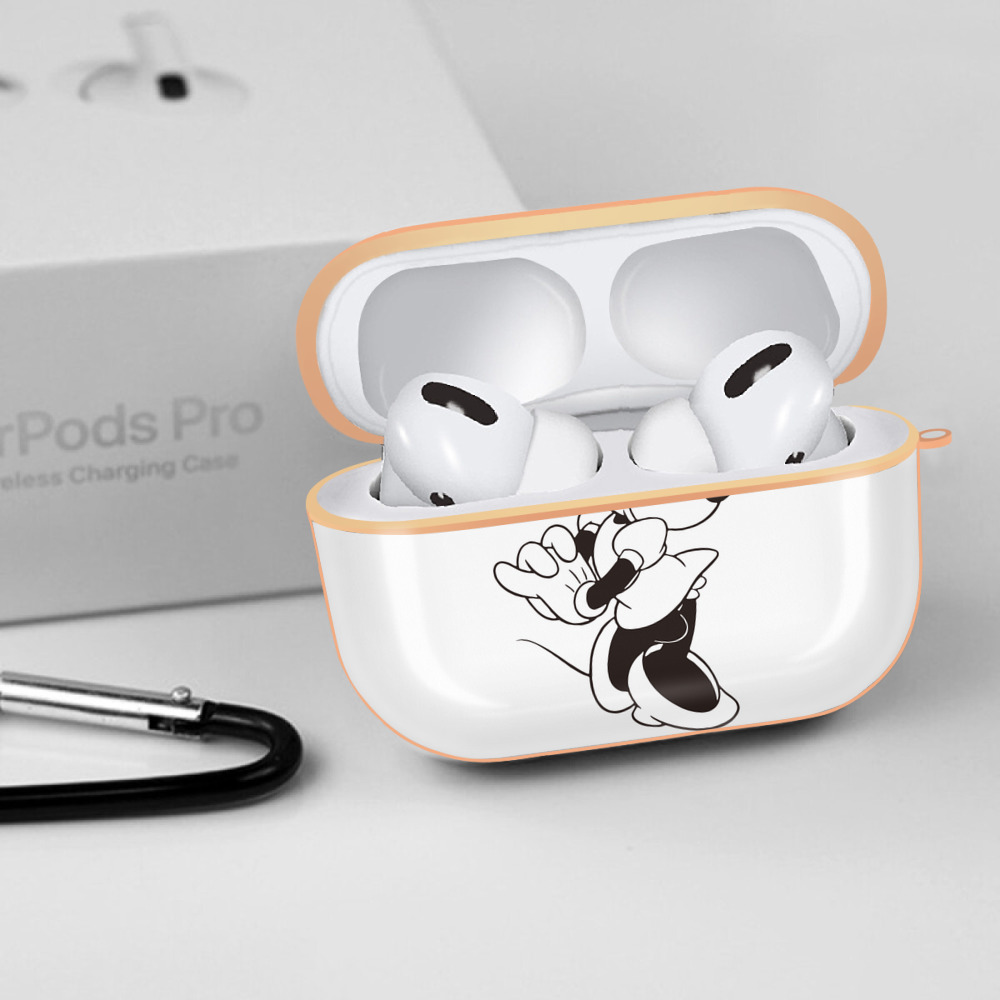 ミッキーマウス Mickey Mouse 【AirPods Pro用】ハードシェル保護ケース｜耐衝撃・防指紋・カラビナ付き商品仕様