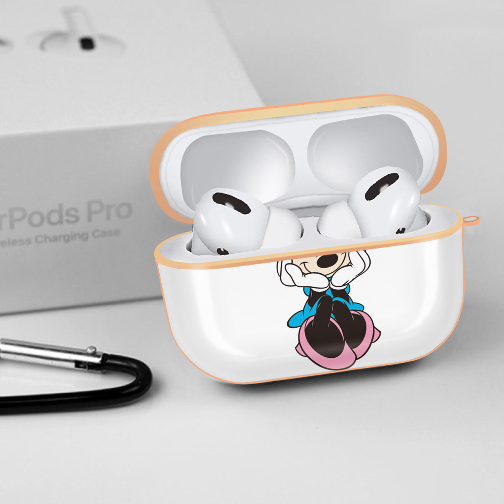 ミッキーマウス Mickey Mouse 【AirPods Pro用】ハードシェル保護ケース｜耐衝撃・防指紋・カラビナ付き商品仕様