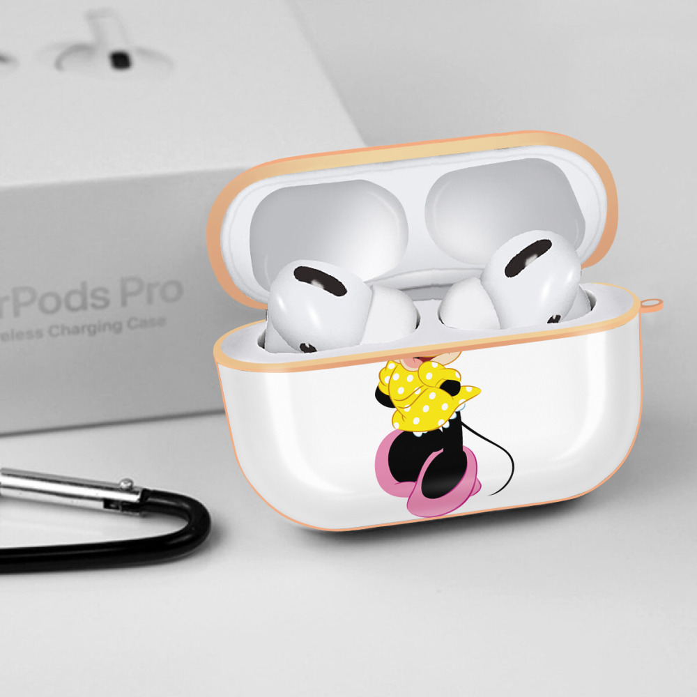 ミッキーマウス Mickey Mouse 【AirPods Pro用】ハードシェル保護ケース｜耐衝撃・防指紋・カラビナ付き商品仕様