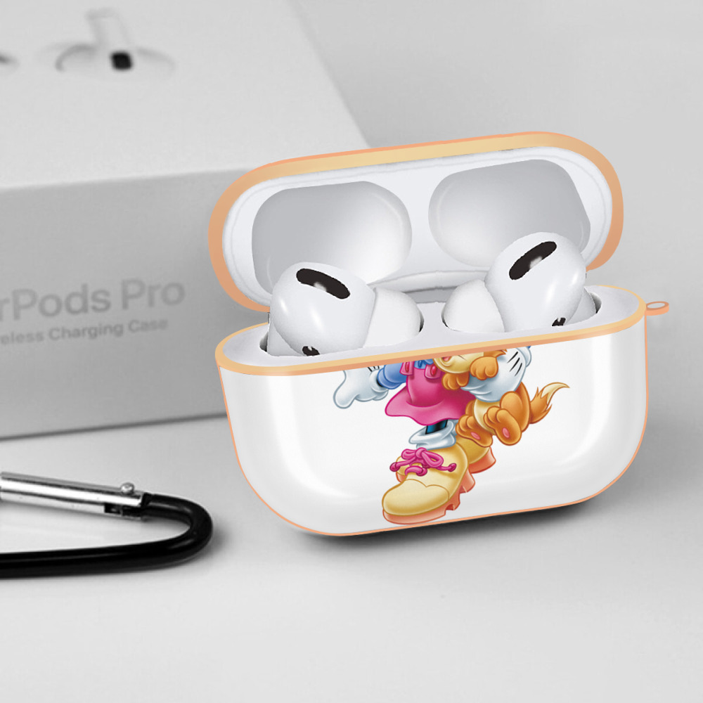 ミッキーマウス Mickey Mouse 【AirPods Pro用】ハードシェル保護ケース｜耐衝撃・防指紋・カラビナ付き商品仕様