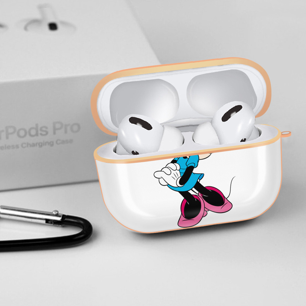 ミッキーマウス Mickey Mouse 【AirPods Pro用】ハードシェル保護ケース｜耐衝撃・防指紋・カラビナ付き商品仕様