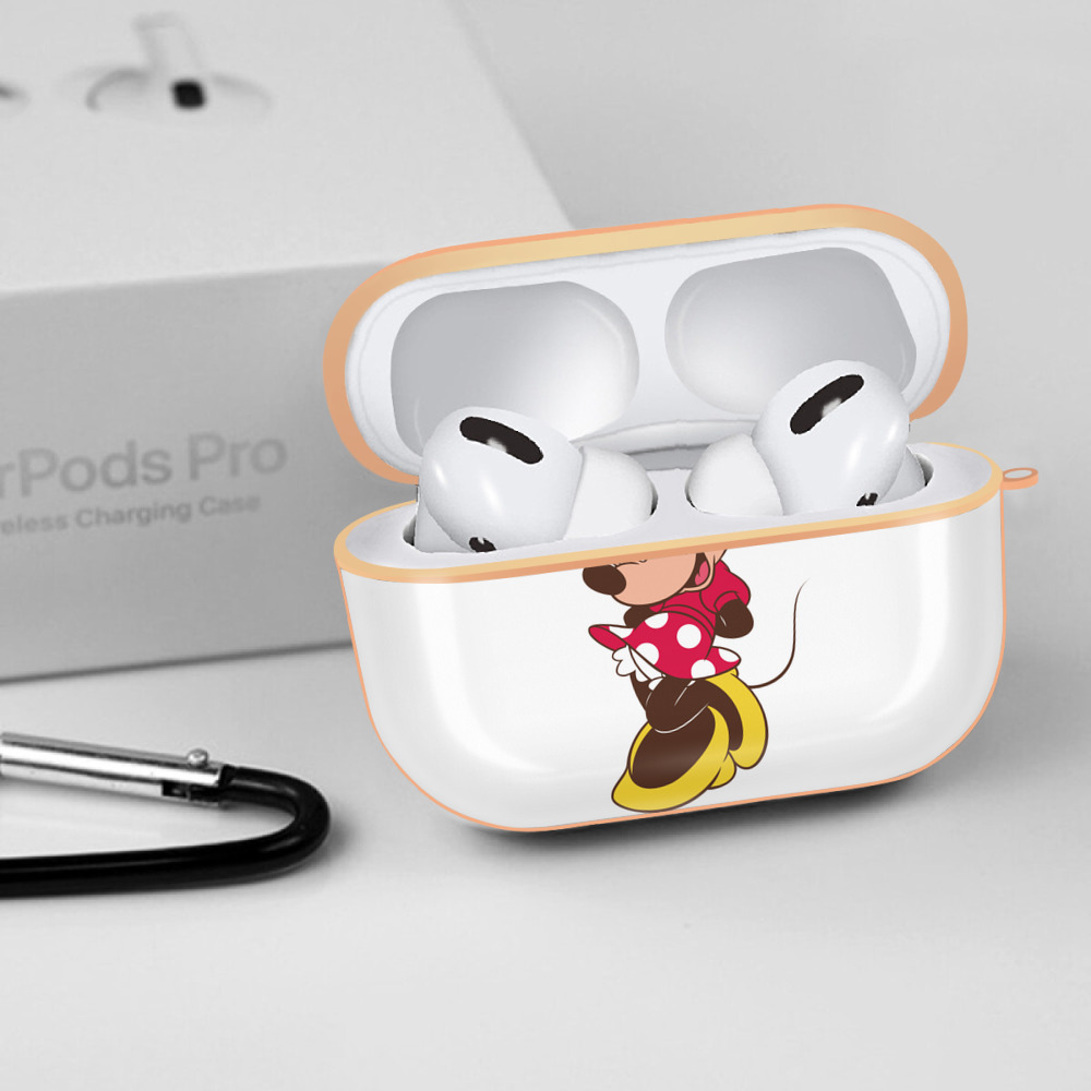 ミッキーマウス Mickey Mouse 【AirPods Pro用】ハードシェル保護ケース｜耐衝撃・防指紋・カラビナ付き商品仕様