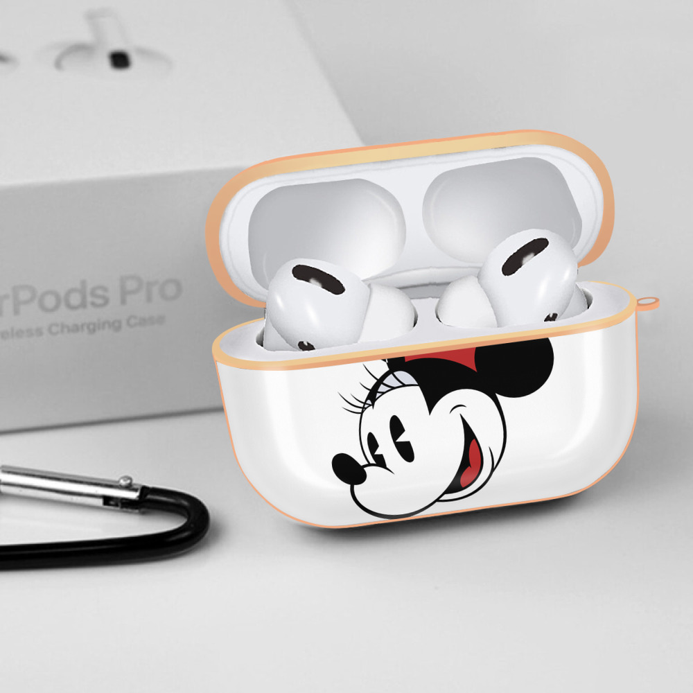 ミッキーマウス Mickey Mouse 【AirPods Pro用】ハードシェル保護ケース｜耐衝撃・防指紋・カラビナ付き商品仕様