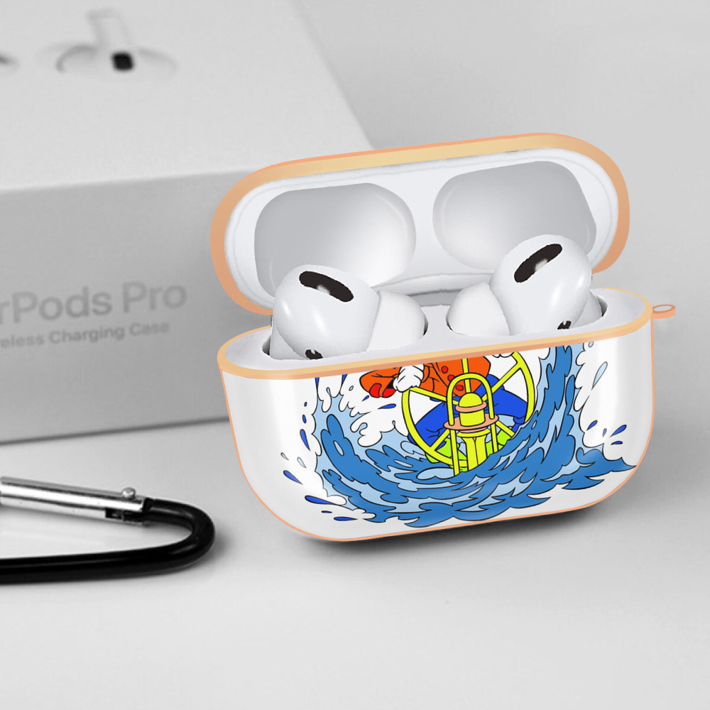 ミッキーマウス Mickey Mouse 【AirPods Pro用】ハードシェル保護ケース｜耐衝撃・防指紋・カラビナ付き商品仕様