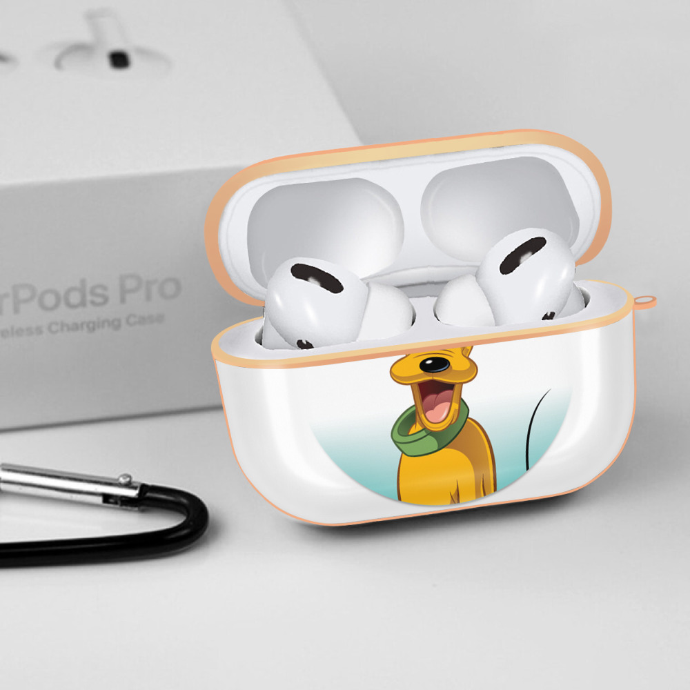 ミッキーマウス Mickey Mouse 【AirPods Pro用】ハードシェル保護ケース｜耐衝撃・防指紋・カラビナ付き商品仕様