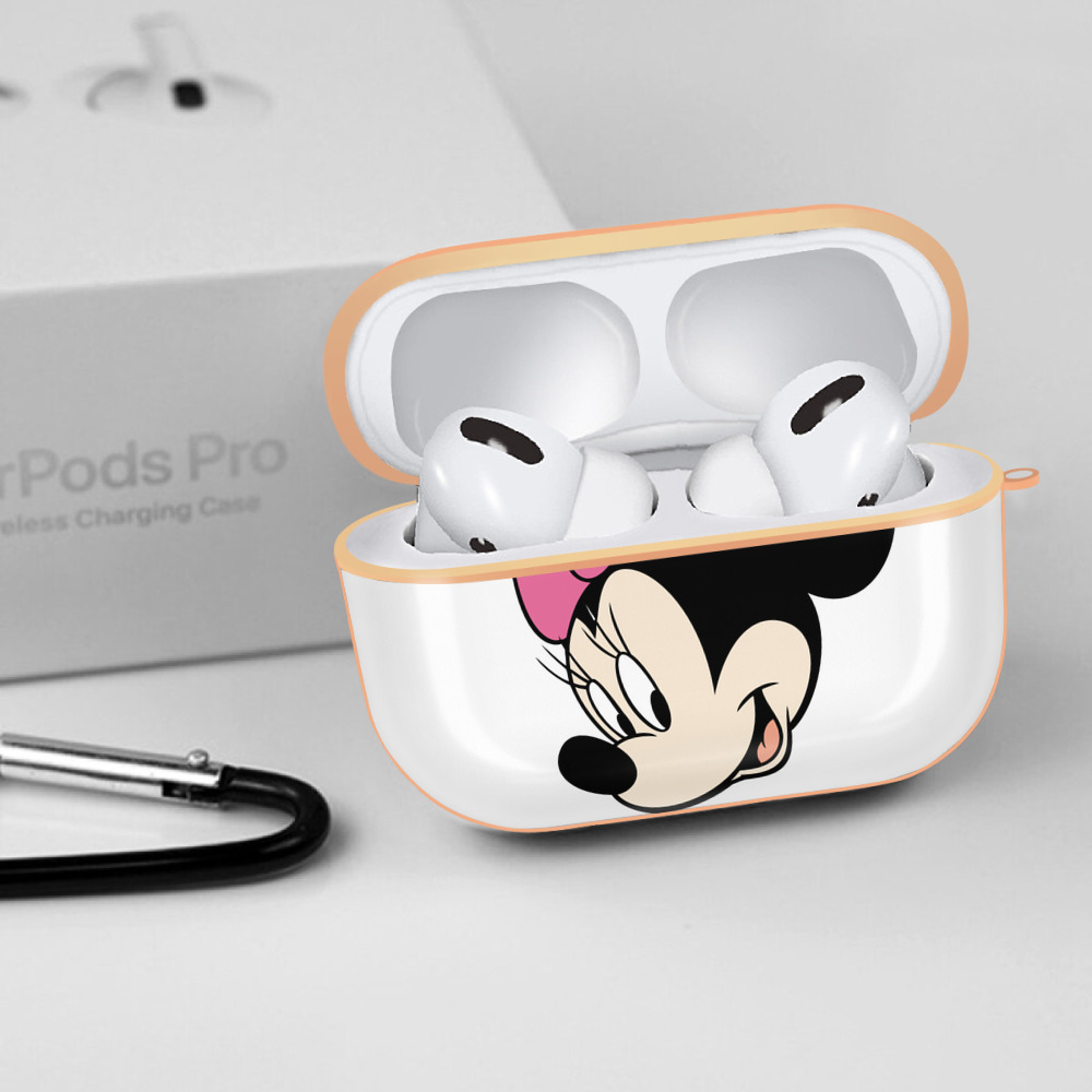 ミッキーマウス Mickey Mouse 【AirPods Pro用】ハードシェル保護ケース｜耐衝撃・防指紋・カラビナ付き商品仕様
