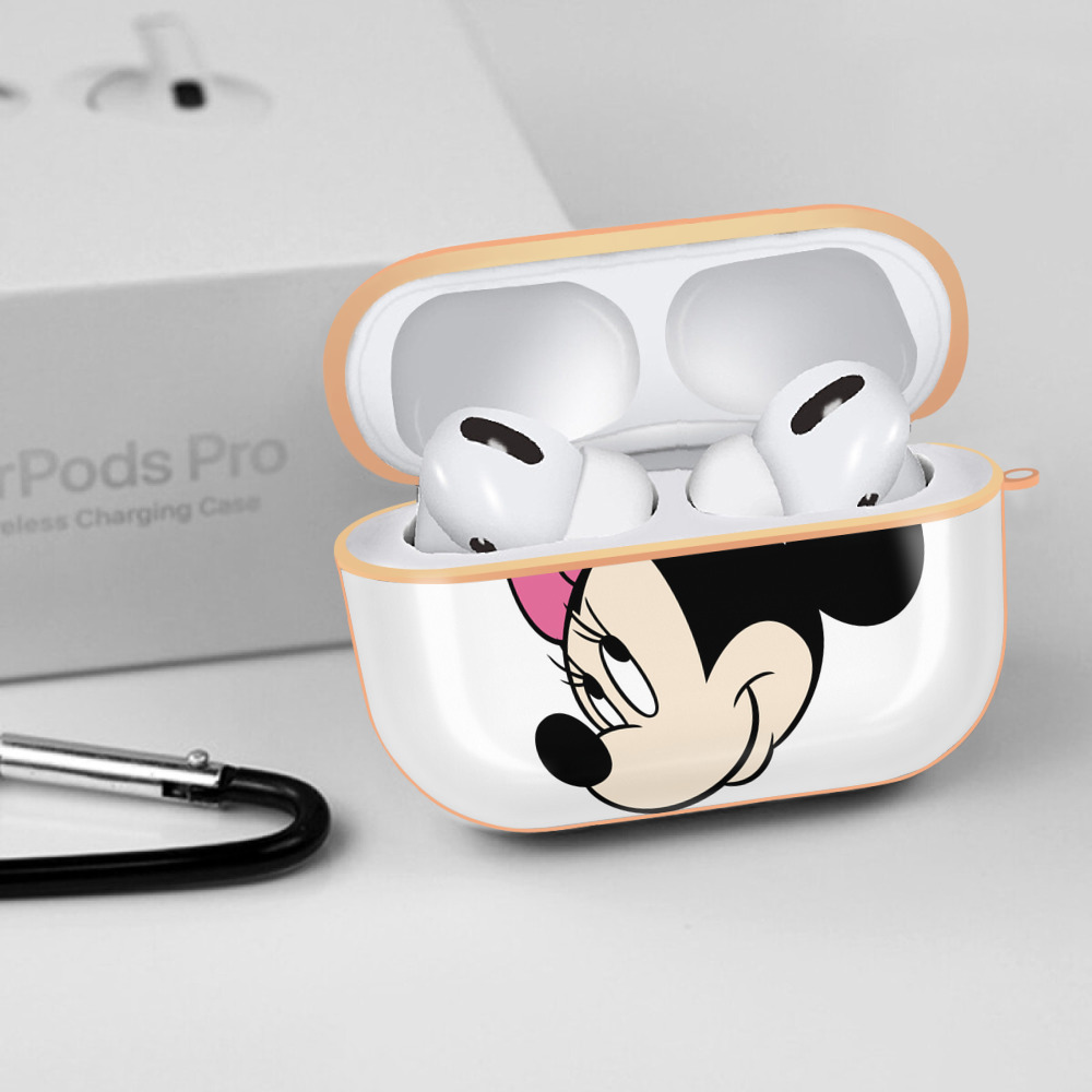 ミッキーマウス Mickey Mouse 【AirPods Pro用】ハードシェル保護ケース｜耐衝撃・防指紋・カラビナ付き商品仕様