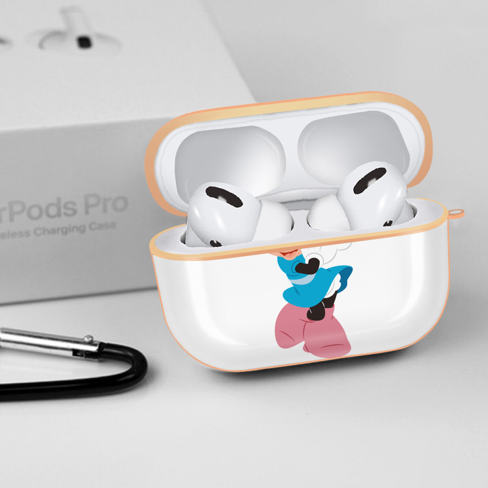 ミッキーマウス Mickey Mouse 【AirPods Pro用】ハードシェル保護ケース｜耐衝撃・防指紋・カラビナ付き商品仕様