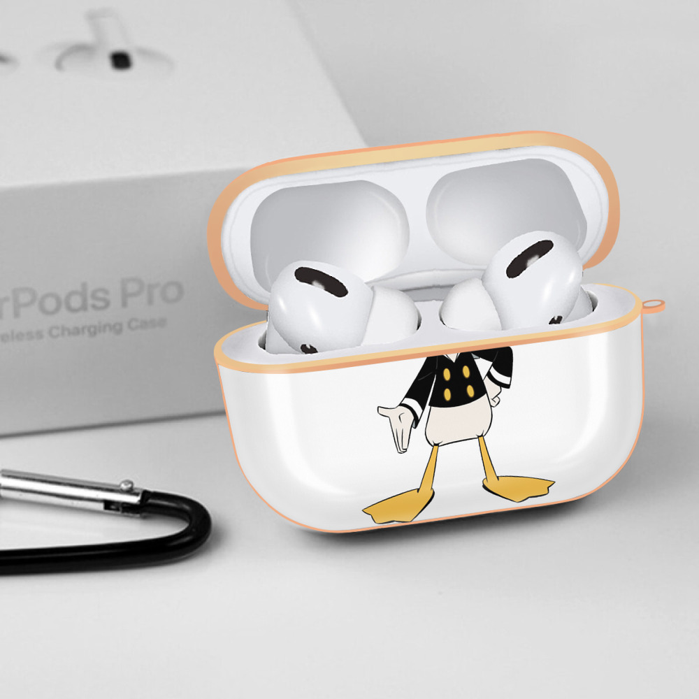 ミッキーマウス Mickey Mouse 【AirPods Pro用】ハードシェル保護ケース｜耐衝撃・防指紋・カラビナ付き商品仕様